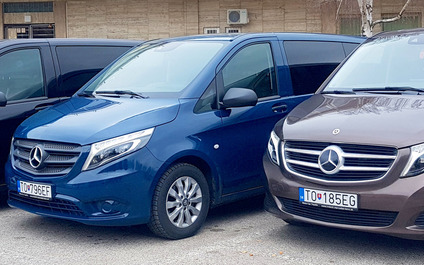 3x VIP mercedes benz V Class 8+1 miest